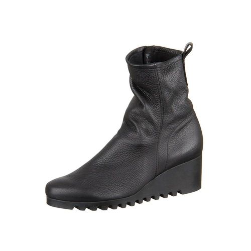 Arche Larazo, Stiefelette, Cerf pleine fleur (Hirschleder), Noir 41