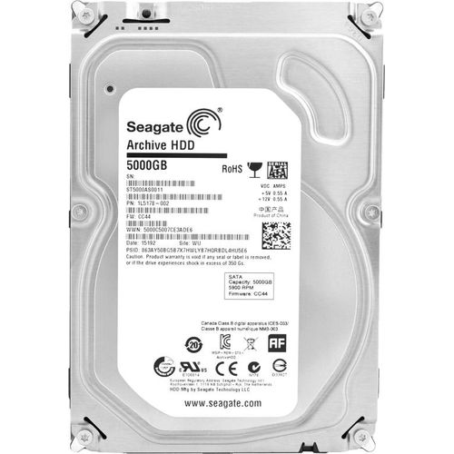 Festplatte Seagate 5TB ST5000AS0011 128MB 5900Rpm Sata III 3,5