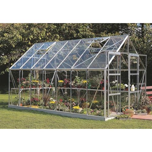 Gewächshaus Halls Magnum 148 11,5m² Alu 3mm Blankglas