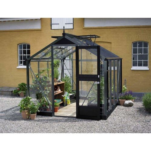 Gewächshaus Juliana Compact 5,0m² Alu anthrazit 10mm Doppelstegplatten