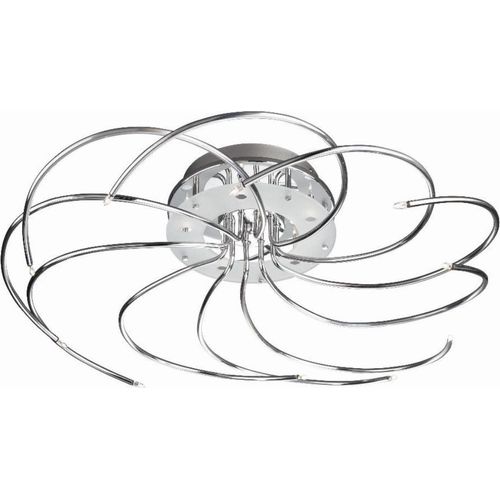 Philips Deckenleuchte Eseo 15flg. Deckenlampe 12V G4 Silber Wirbel Arme