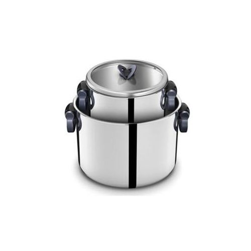 Tefal Topfset 4-tlg. (Kochtöpfe 22 + 30cm) - Kochtöpfe 22cm (7,2l) + 30cm (17l), C816S2
