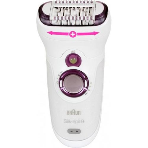 Braun Silk-epil 9 - 969 SkinSpa Wet und Dry Akku Epiliergerät inkl. Gesichtsreinigungsbürste