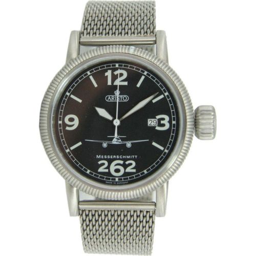 Aristo Herren Messerschmitt Uhr Fliegeruhr - Automatik 3H262-TT