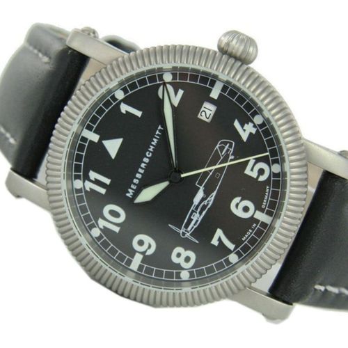 Aristo Herren Messerschmitt Uhr Fliegeruhr Edelstahl Automatic BF-109
