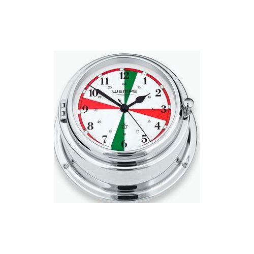 Wempe - CW360008 - Quarz-Schiffsuhr - 150mm - Messing - arabische Ziffern - Funksektoren - BREMEN II