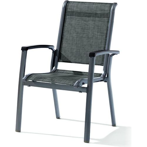 2er Set Sieger Calvi Stapelsessel Aluminium/Textilene