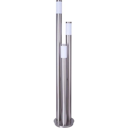 21W LED RGB Außen Steh Stand Lampe Edelstahl Fernbedienung Farbwechsler bunt