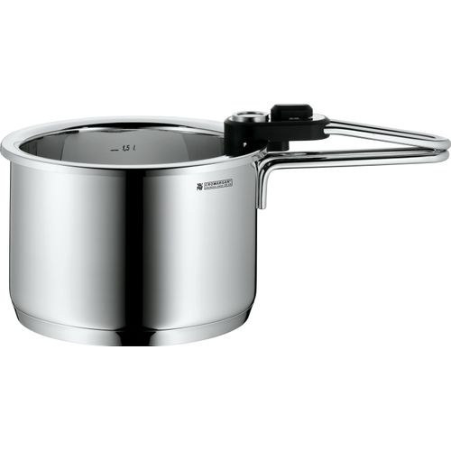WMF Simmertopf, mit Temperaturanzeige, herausnehmbaren Einsatz, Ø 18 cm, Cromargan Edelstahl, spülmaschinengeeignet, V 1,5l
