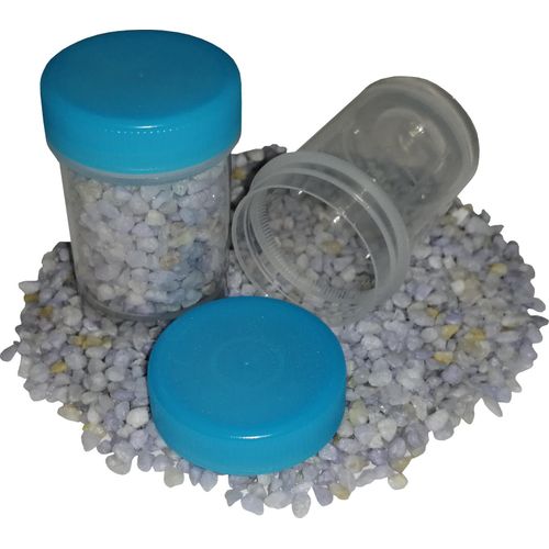 500 Schraubdosen 35ml Runddose Labor Labordose Blau