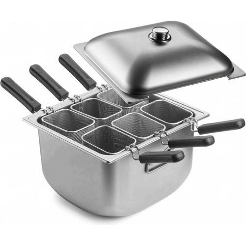 PINTINOX SPEEDY PASTA Nudelkocher mit 6 Einsätzen und Deckel