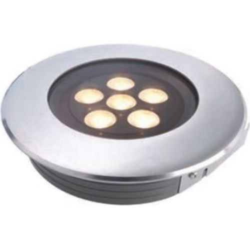 LED Bodeneinbaustrahler, Flat, 6 x 2 Watt RGB 3in1 LED, 30°