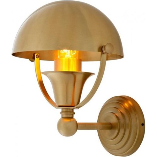 Casa Padrino Luxus Wandleuchte NYC Vintage Banker Style Messing - Wand Leuchte Lampe