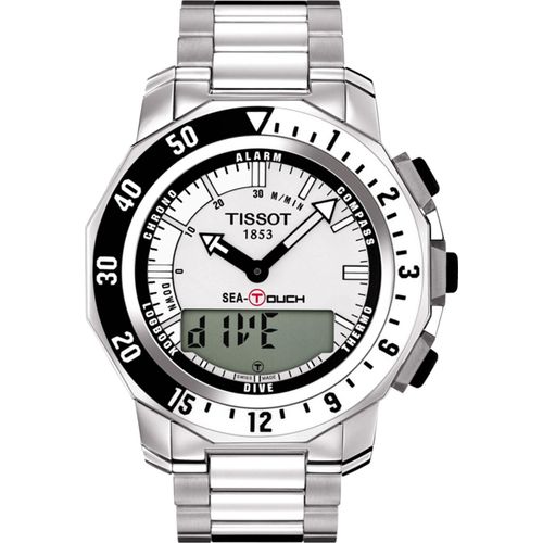 Tissot Herren Analog-Digitaluhr Analog-Digitaluhr T0264201103100 Weiss Onesize