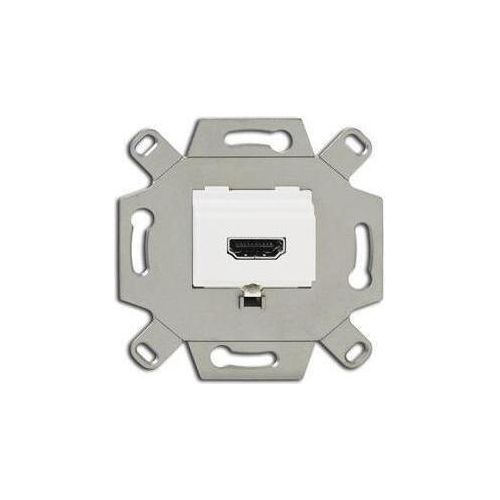 Busch-Jaeger 0261/32 | HDMI-Anschlussdose mit Schraubklemmen und Zugentlastung