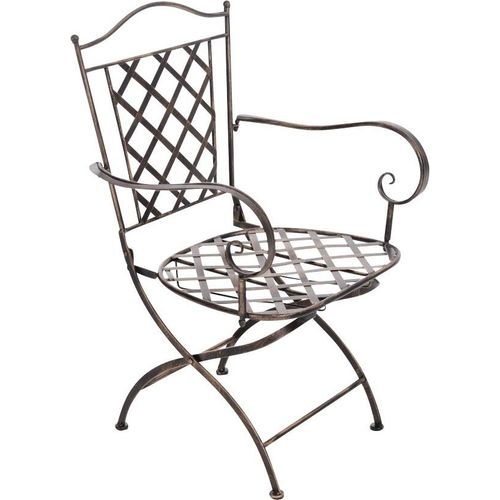 Gartenstuhl CP031, Bistrostuhl bronze