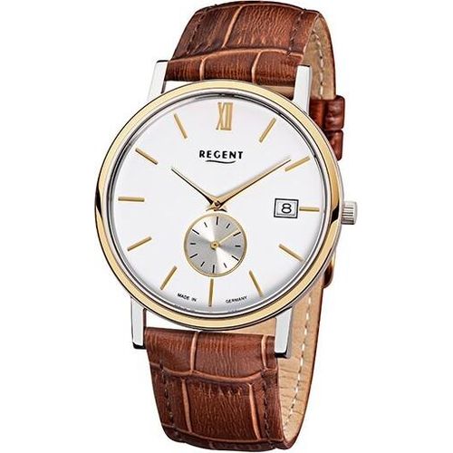 Regent Armbanduhr braun GM-1449 Herren Analog-Quarzuhr URGM1449