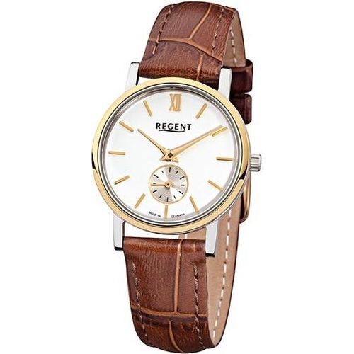 Regent Armbanduhr braun GM-1450 Damen Analog-Quarzuhr URGM1450