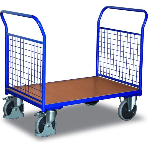 Variofit Doppel-Stirnwandwagen mit Draht in 4 Größen, Ladefläche:1000x600 mm