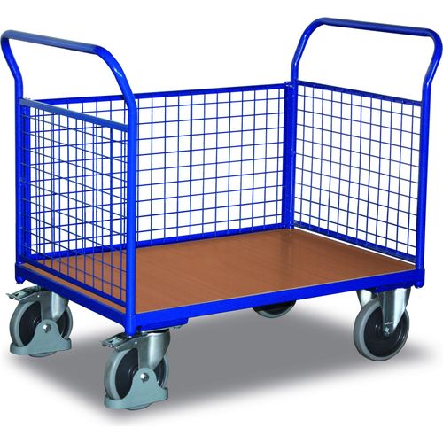 Dreiwandwagen 400 kg 850x475 mm Draht