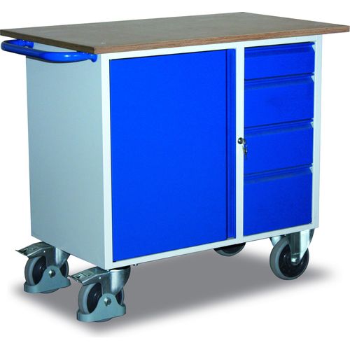 Variofit Werkstattwagen mit 4 Schubladen sw-985.000