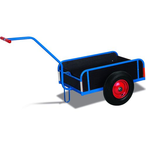 Variofit Handwagen mit Bordwand (Luftbereifung), Ladefläche:975x635 mm