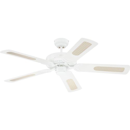 Deckenventilator Monarch Weiß 122 cm mit Zugkette