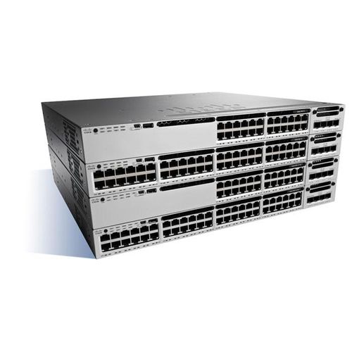 Cisco Catalyst WS-C3850-12XS-S Netzwerk-Switch Managed Schwarz, Grau