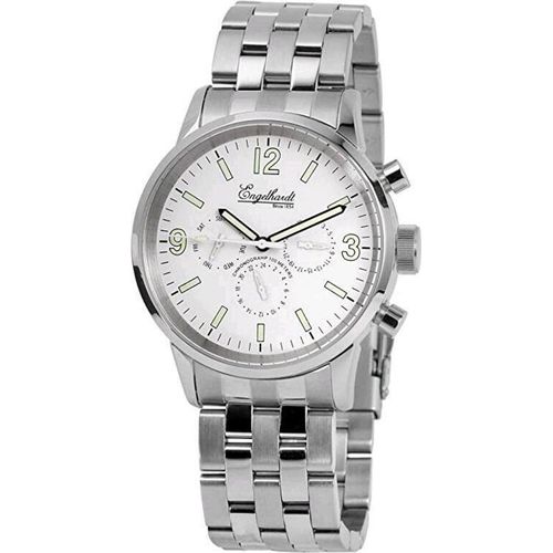 Herren Automatik Armbanduhr Edelstahl Gliederband silberfarben