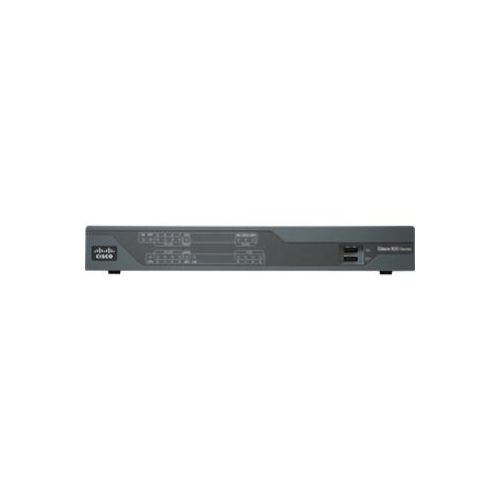 Cisco 892F Wi-Fi 4 IEEE 802.11n Drahtloser Integrated Services Router - 2,40 GHz ISM-Band - 5 GHz UNII-Band - 6,75 MB/s Drahtlosgeschwindigkeit - 8 x Netzwerk-Anschluss - 1 x Breitband-Anschluss - USB - PoE Ports - Fast Ethernet - Desktop