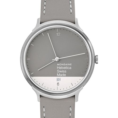 Mondaine Uhr - Herrenuhr Helvetica No1 Graphic Edition - L2280.LH