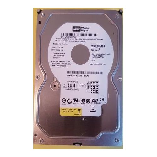 Western Digital WD1600AABB 160GB, IDE/ATA 3,5