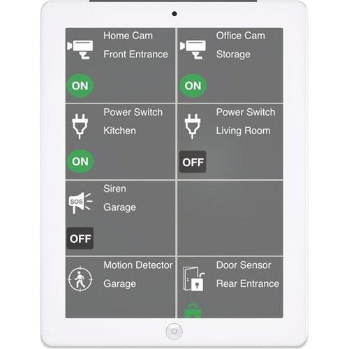 König Smart Home Security Set SAS-CLALARM10, Wi-Fi/Funk, Cloud-basiert, weiß
