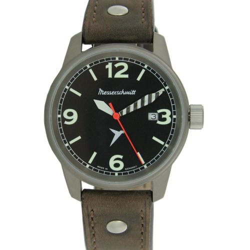 Aristo Herren Messerschmitt Uhr Fliegeruhr Titan ME-67TI