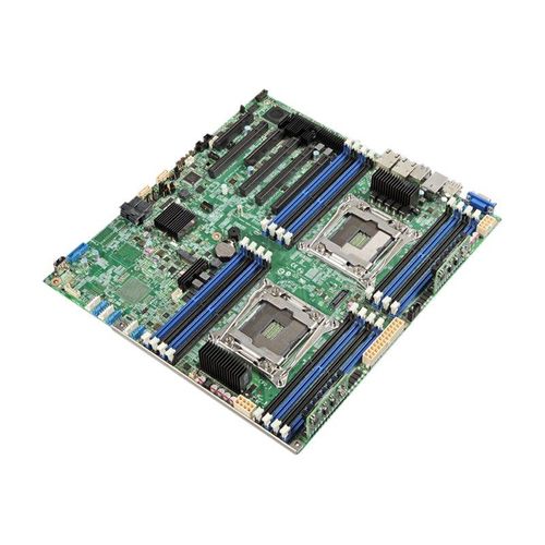 INTEL Server Board DBS2600CW2R supports two Xeon E5-2600v3 family CPUS 16 memory sockets (DBS2600CW2R)