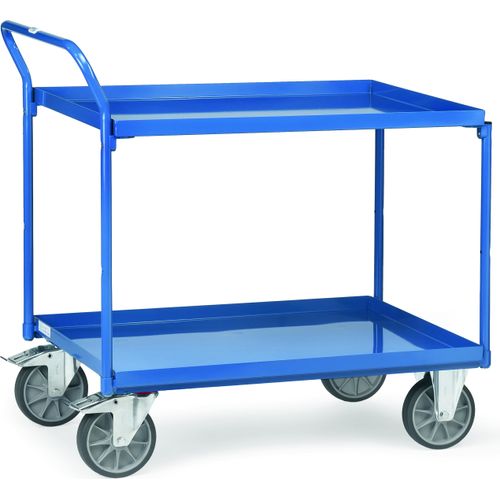 Fetra Transportgeräte Tischwagen 4920 400kg 2 Wannen 850x500mm, 4920