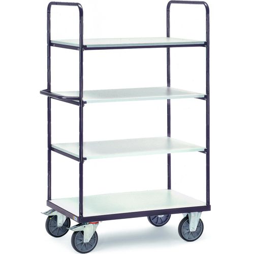 Fetra - ESD-Etagenwagen - 600 kg Traglast - 1.800 x 709 x 1.169 mm (HxBxT) - 4 Etagen