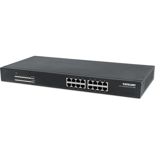 INTELLINET Switch 16x GE Rackmount PoE+