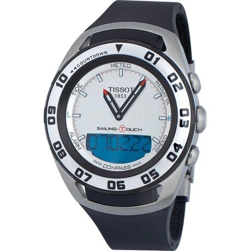 Tissot Herren Quarzuhr Quarzuhr Sailing Touch T0564202105100 TIS-T0564202105100 Schwarz Onesize