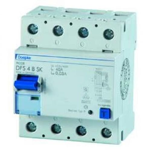 Doepke 09126998 DFS4 025-4/0,30-B SK 4polig 25/0,3A FI-Schutzschalter allstromsensitiv