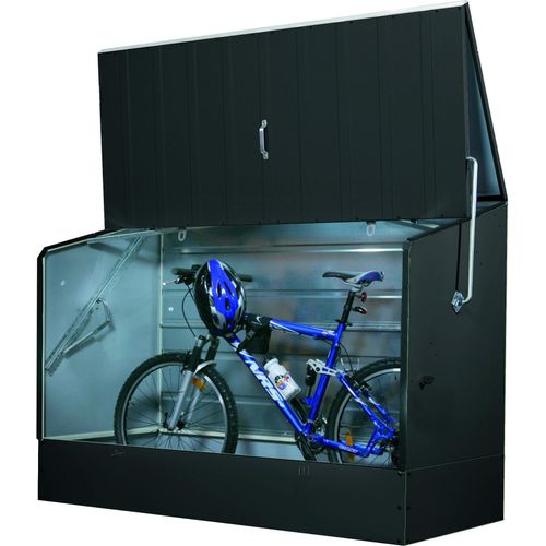 Trimetals Metallgerätehaus Fahrradbox für bis zu 3 Fahrrädern, anthrazit
