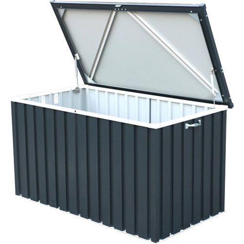 Duramax Metall Gerätebox Garten Aufbewahrungsbox Kissenbox 585 l, 134 x 73 x 73 cm