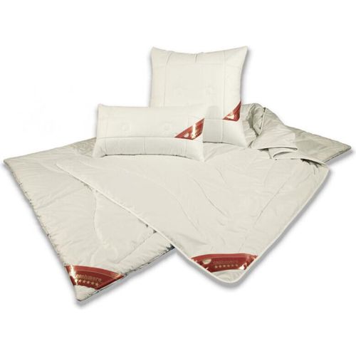 Cashmere Kaschmir 155x220, Duo Steppbett Natur, Füllung 1250 Gramm, Herbst-Winter