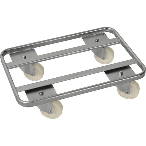 Kongamek Rollwagen verzinkt 800x600x160mm mit 4 Lenkrollen und 300kg Tragkraft