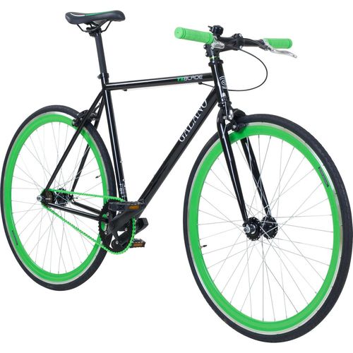 Galano Blade Fixie Fahrrad 28 Zoll Singlespeed 165 - 195 cm retro Urban Bike mit Flip Flop Nabe für Fixed Gear und Freilauf