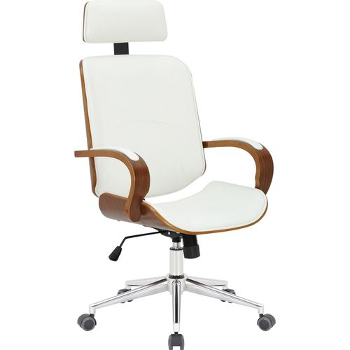 Bürostuhl HLO-CP2 walnuss/weiß