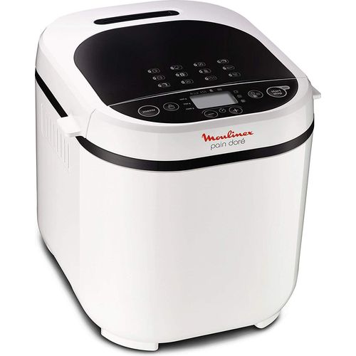 Moulinex Brotbackautomat OW2101 Schnell Lecker Weiß 12 Programme 500g-1kg 720W