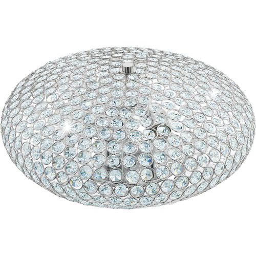 Eglo 95285 CLEMENTE E27 3-fach Deckenleuchte Ø450mm Chrom
