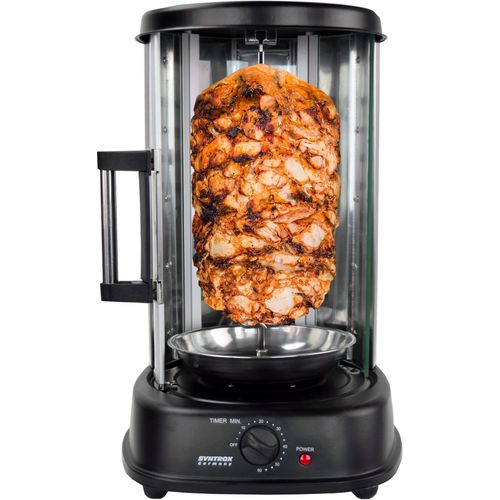 Syntrox Germany Dönergrill Drimexa von Syntrox – Multifunktionales Grillgerät für Döner, Schaschlik, Hähnchen und Fisch, 1500 Watt