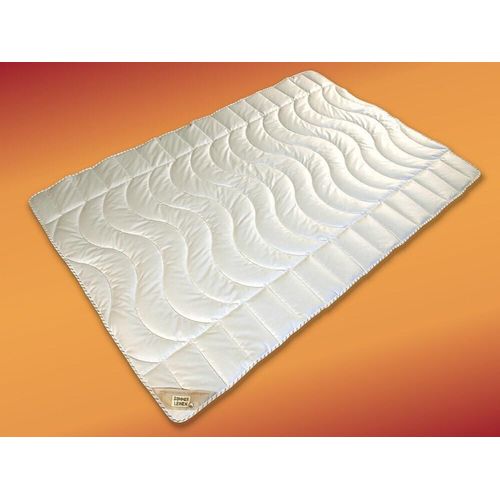 Bio Sommer Bettdecke 200x200 Leinen Steppdecke extra leicht natur